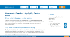Desktop Screenshot of daysinnleipzigcity.com